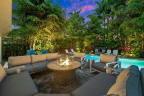 Lush Beachside Oasis -Private Pool and Fire Pit